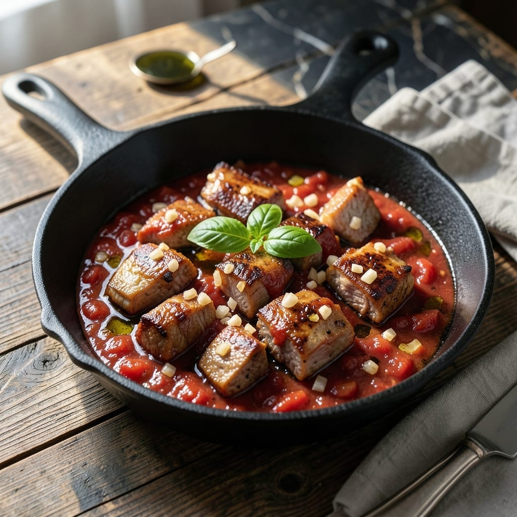 Pork and Tomato Sauce Recipe: Rich Simmered Depth for Pasta Night