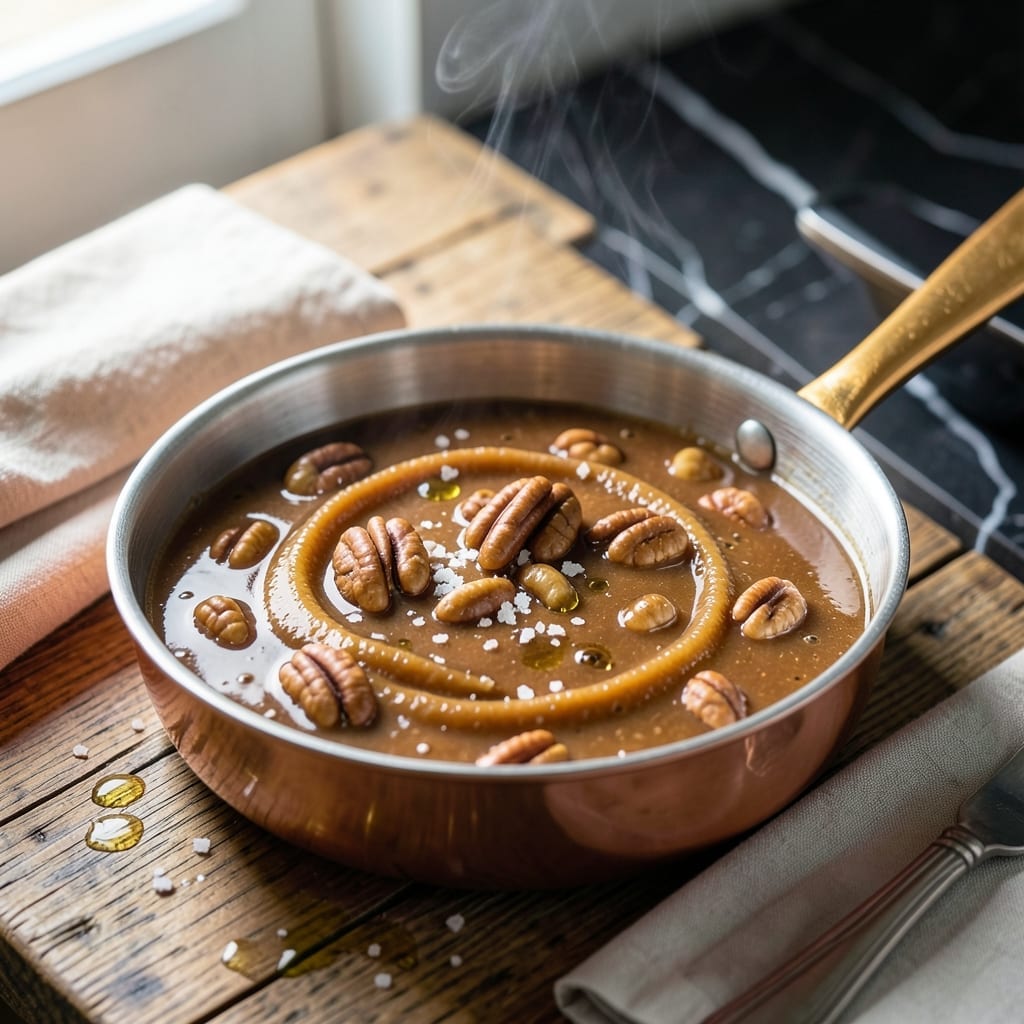 Pecan Praline Sauce Recipe: Buttery Caramel With Toasted Nut Richness Pecan Praline Sauce Recipe: Buttery Caramel With Toasted Nut Richness
