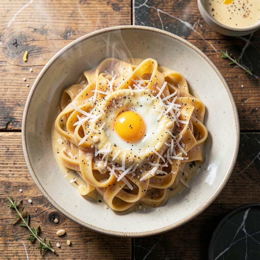 Fettuccine Sauce Recipe No Cream: Rich Parmesan and Egg Emulsion