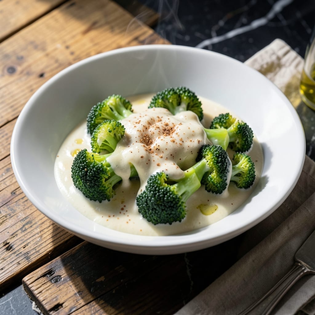 Broccoli in White Sauce Recipe: Creamy Béchamel With a Nutmeg Kick