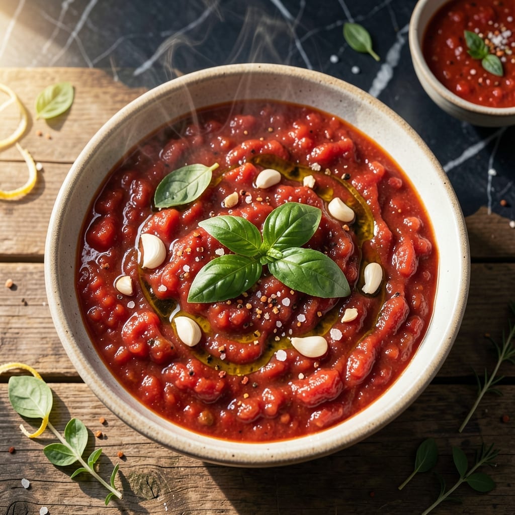 Healthy Pizza Sauce Recipe: Bright Tomato Flavor With No Cooking Required