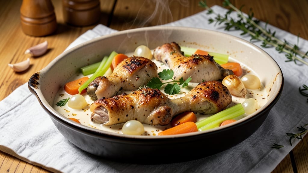 Cream of Chicken Legs Recipe: Slow-Simmered Velvety Richness in One Pot