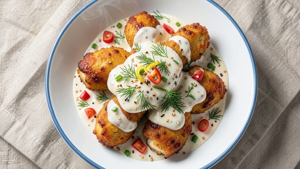 King Ranch Chicken Recipe: Buttermilk-Battered Crispy Crunch With Zesty Ranch Pan Sauce