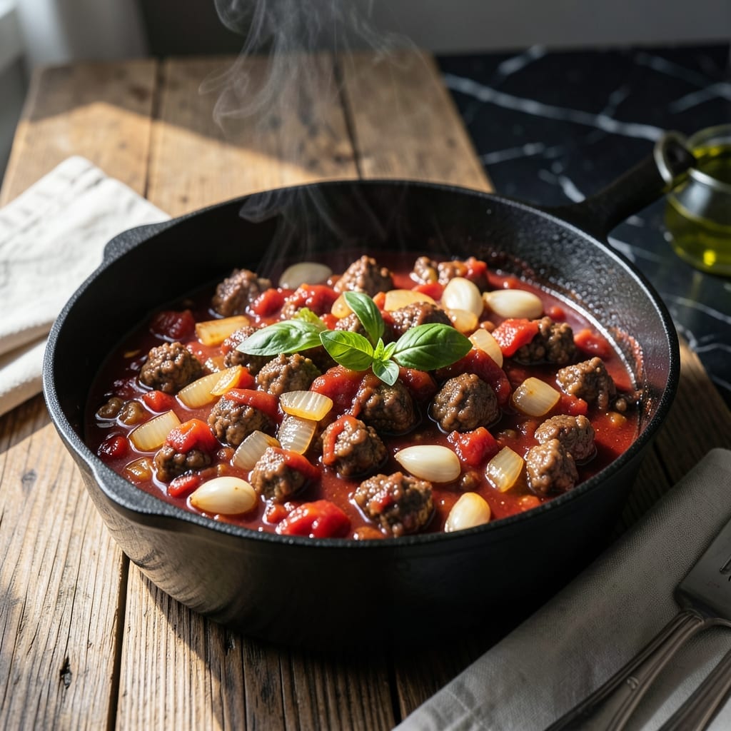Ground Beef Sauce Recipe: Rich and Hearty Bolognese-Style Base