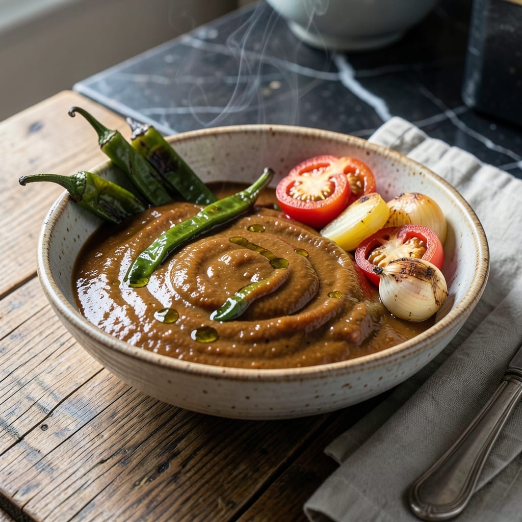 Poblano Enchilada Sauce Recipe: Smoky Roasted Pepper Depth