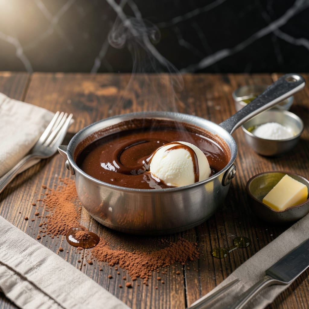 Hot Fudge Sauce Recipe With Cocoa Powder: Rich Chocolate Drizzle for Desserts