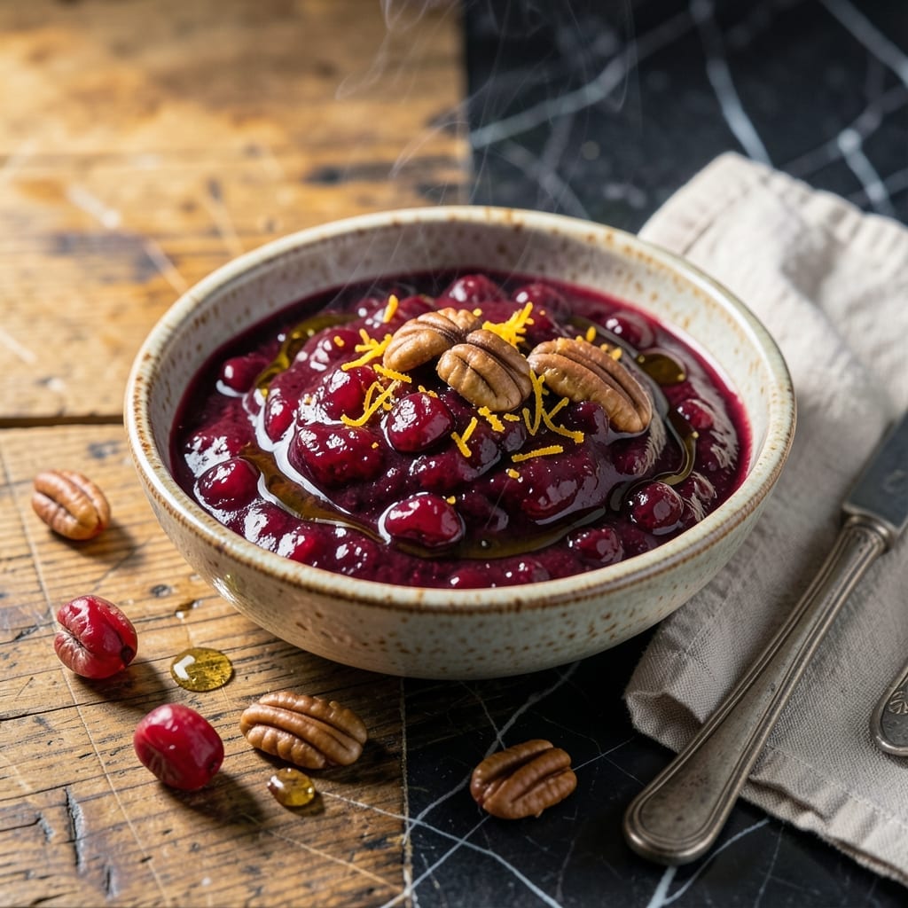 Cranberry Pecan Sauce Recipe: Sweet-Tart Glaze with Nutty Crunch