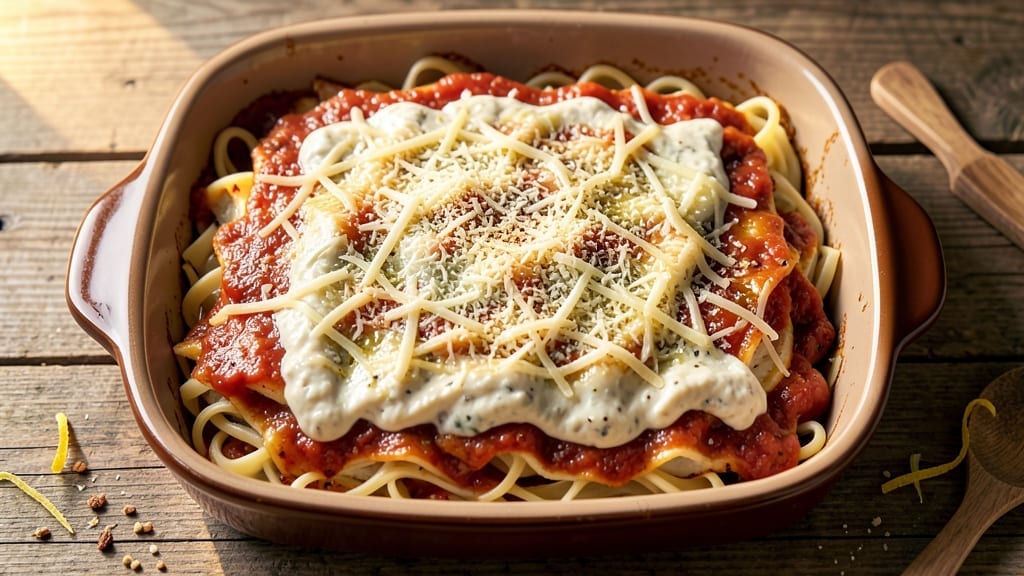 Chicken Lasagna Recipe: Layered Cheese Crunch and Juicy Chicken Magic