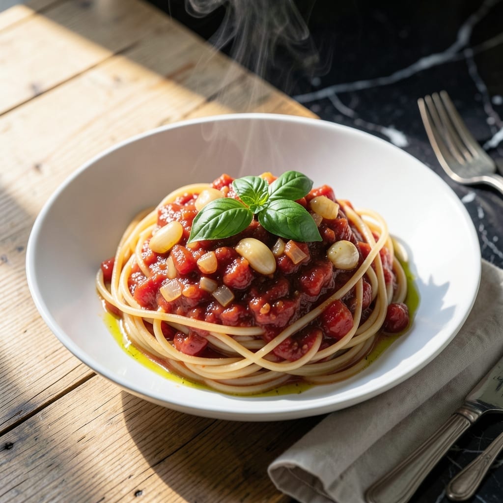 Spaghetti Pomodoro Sauce Recipe: Bright Tomato Essence for Pasta