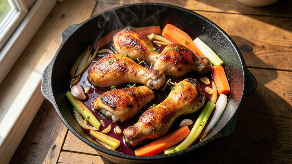Stewed Chicken Legs Recipe: Slow-Braised Skin That Tenderizes Meat