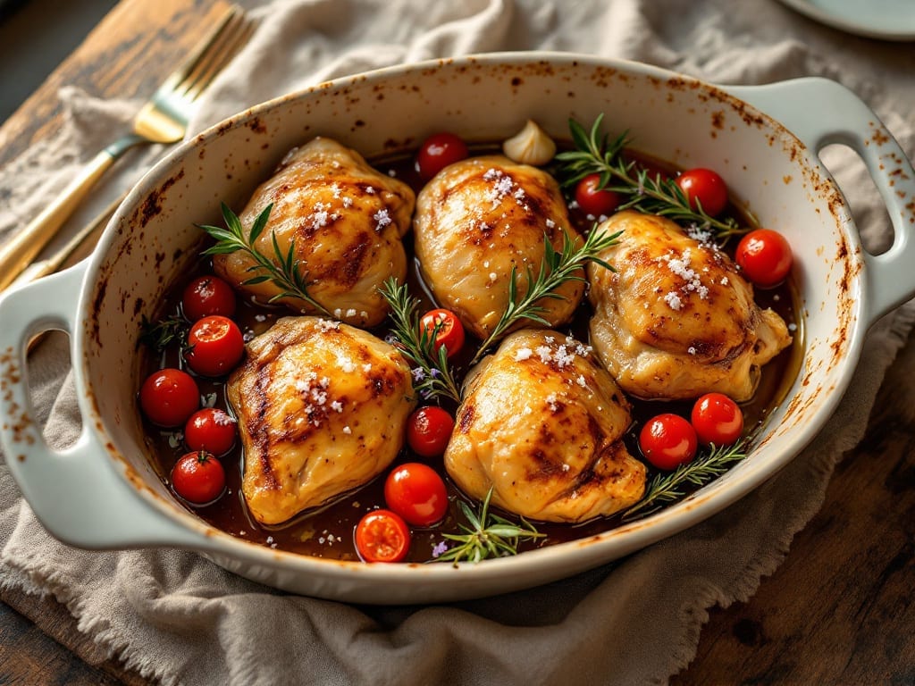 Barefoot Contessa's Baked Chicken Recipe: Herb-Infused Crispy Skin Secrets
