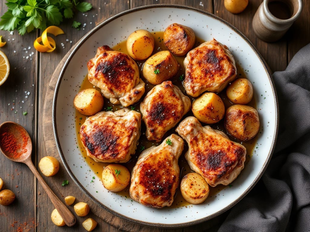 Chicken Potato Chops Recipe: Crispy Crust, Juicy Centers in One Skillet