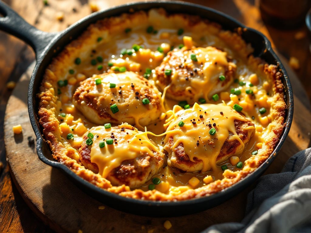 Cornbread Chicken Recipe: Buttery Crust Meets Juicy Chicken in One Pan