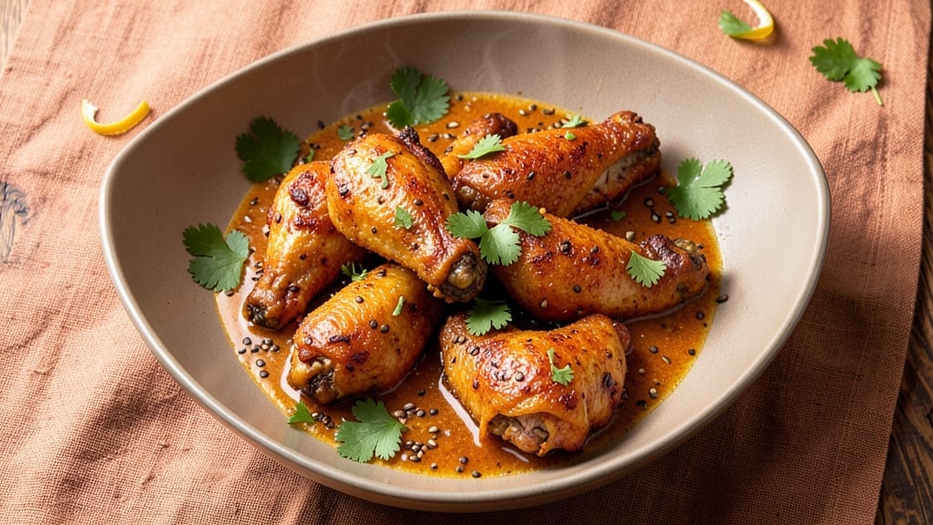 Curried Chicken Wings Recipe: Warm Spiced Yogurt Glaze That Sticks to Every Bite