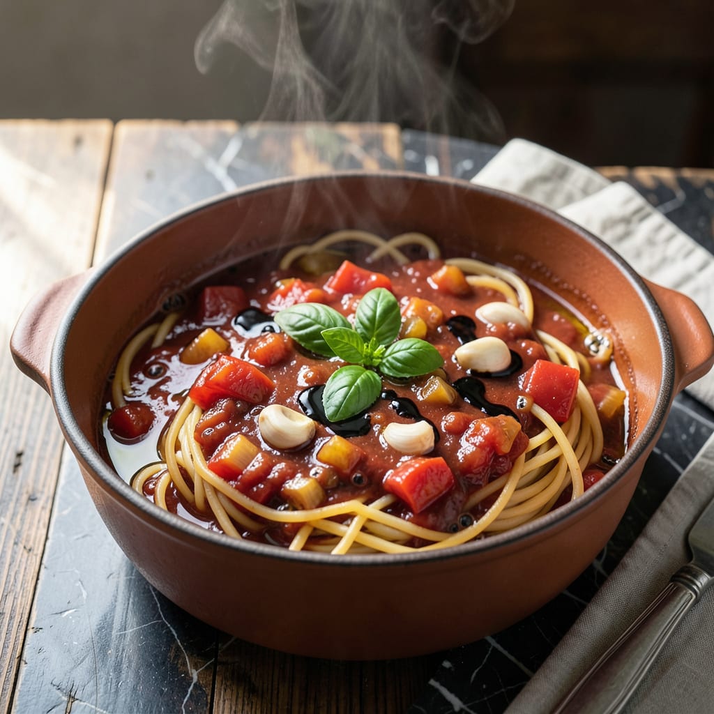 Visual representation of 8 Hour Spaghetti Sauce Recipe: Slow Simmered Richness for Pasta Night