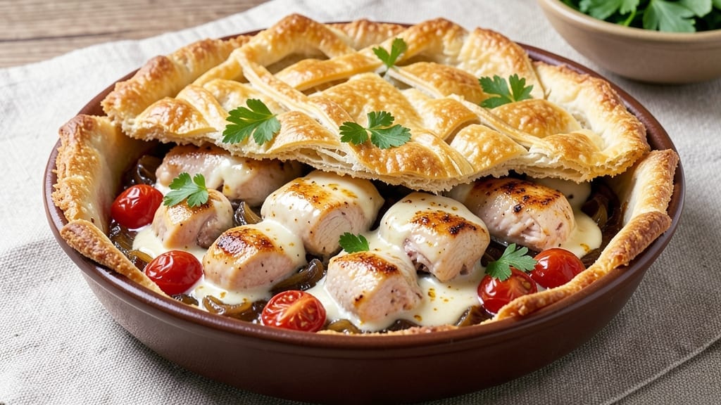 Chicken Pie Recipe: Flaky Pastry and Savory Gravy Masterpiece