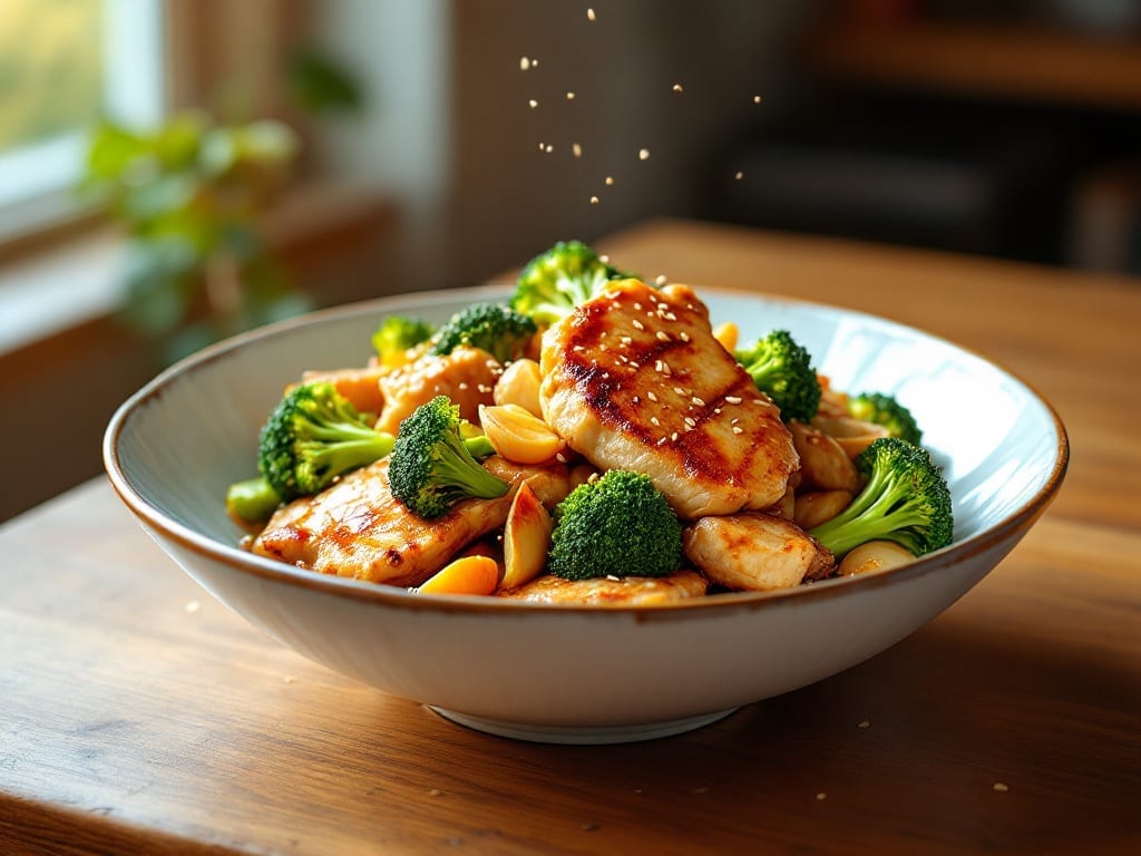 Chicken and Broccoli Stir Fry Recipe: Wok-Tossed Crunch With Garlic-Ginger Heat
