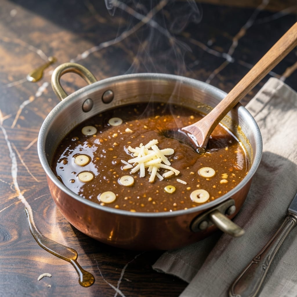 Japanese Sweet Sauce Recipe: Thick Glossy Drizzle for Desserts and More