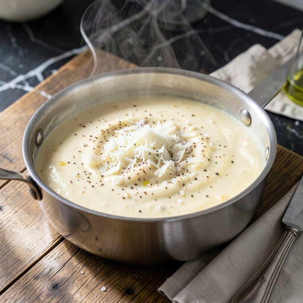 Basic Alfredo Sauce Recipe: Luxuriously Smooth With Fresh Parmesan