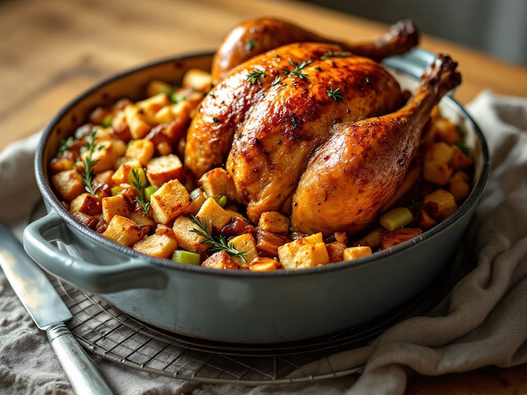 Baked Chicken and Stove Top Stuffing Recipe: One-Pan Holiday Feast in 45 Minutes