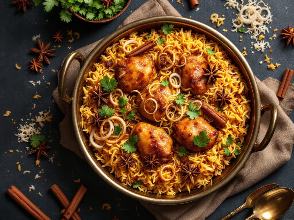 Dum Pukht Chicken Biryani Recipe: Fragrant Saffron Rice with Spiced Chicken Layers Dum Pukht Chicken Biryani Recipe: Fragrant Saffron Rice with Spiced Chicken Layers