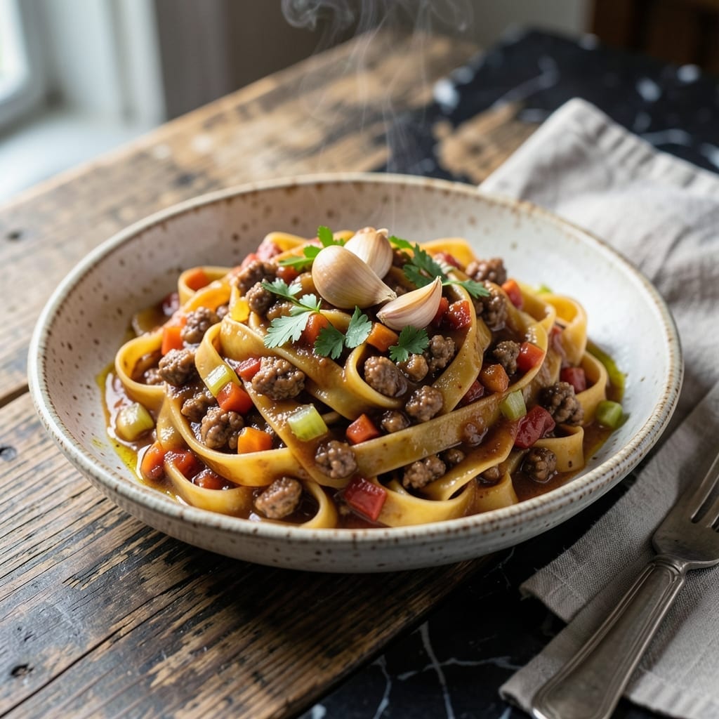 Pork Pasta Sauce Recipe: Slow-Simmered Umami Depth