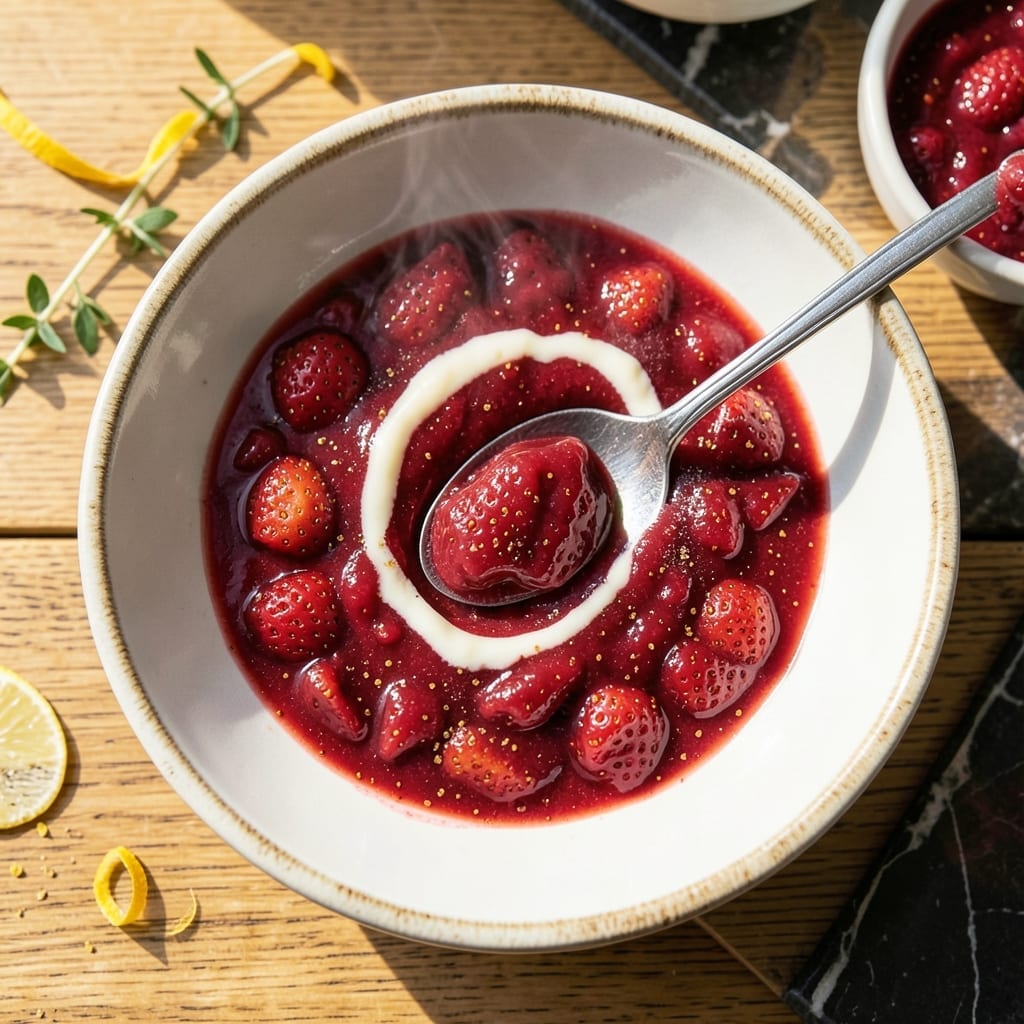 Strawberry Sauce for Waffles Recipe: Bright Sweet-Tart Drizzle