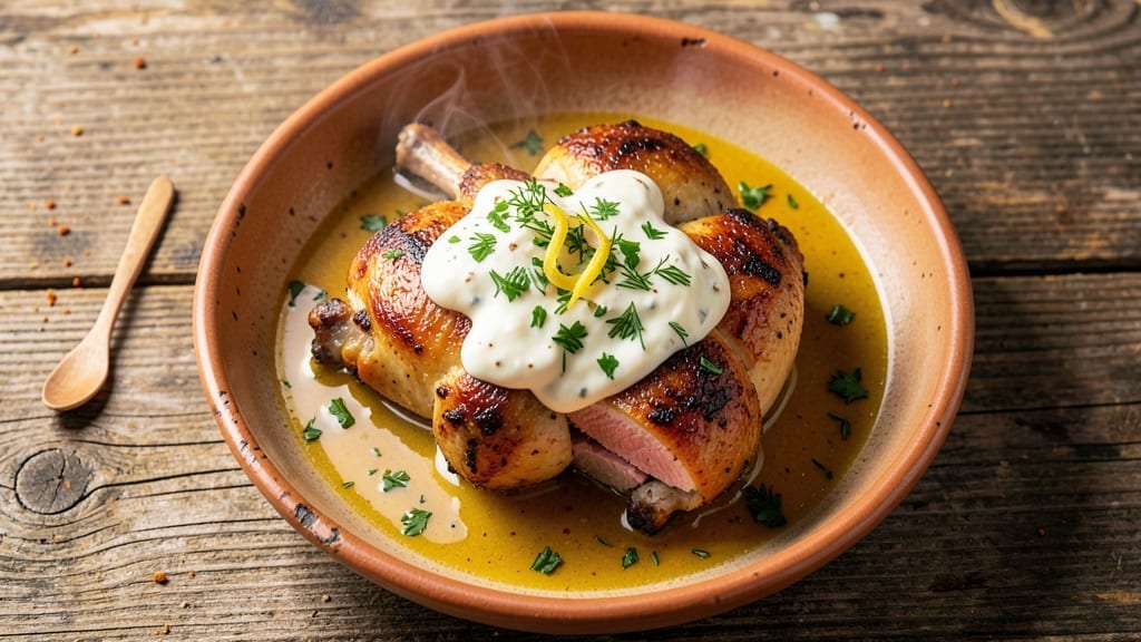 Romanian Chicken Recipe: Sour Cream and Herb-Braised Tenderness