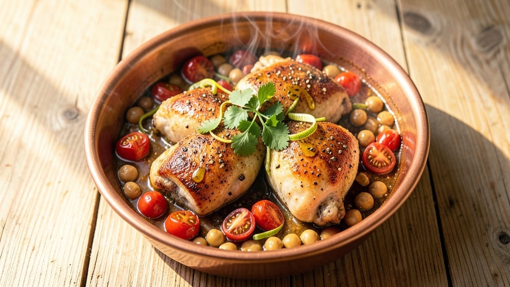 Authentic Moroccan Chicken Tagine Recipe: Spiced Apricot-Sweetened Stew With Tender Meat
