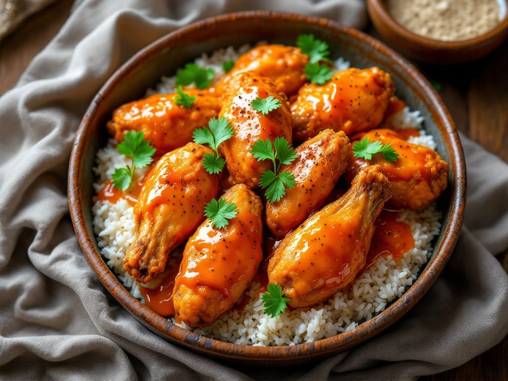 Buffalo Chicken Wings Recipe: Spicy Kick and Sticky Glaze Magic