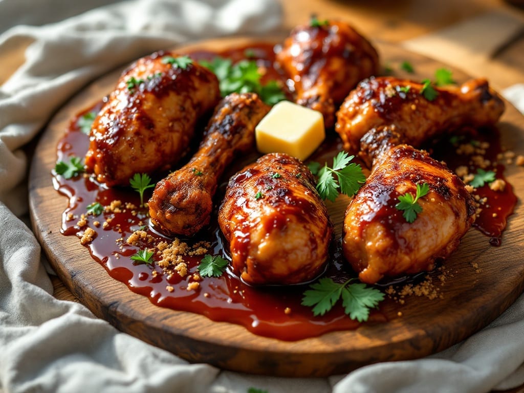 Baked BBQ Chicken Drumsticks Recipe: Smoky-Sweet Glaze That Carries All Night
