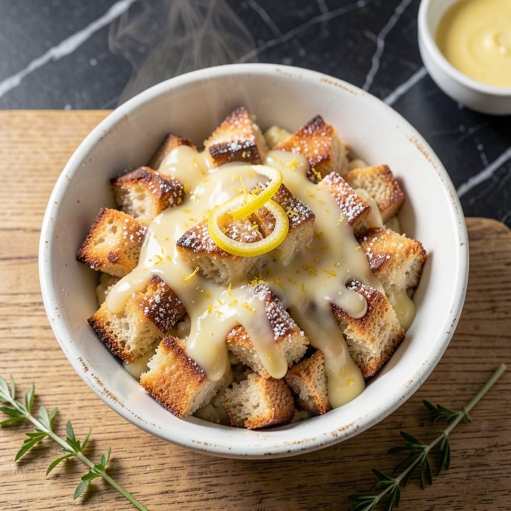 Bread Pudding Lemon Sauce Recipe: Zesty Citrus Twist on Classic Comfort
