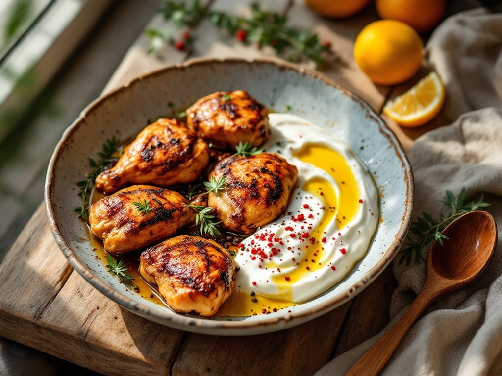 Lebanese Chicken Recipe: Yogurt-Marinated Spice Bomb With Tender Crisp Edges