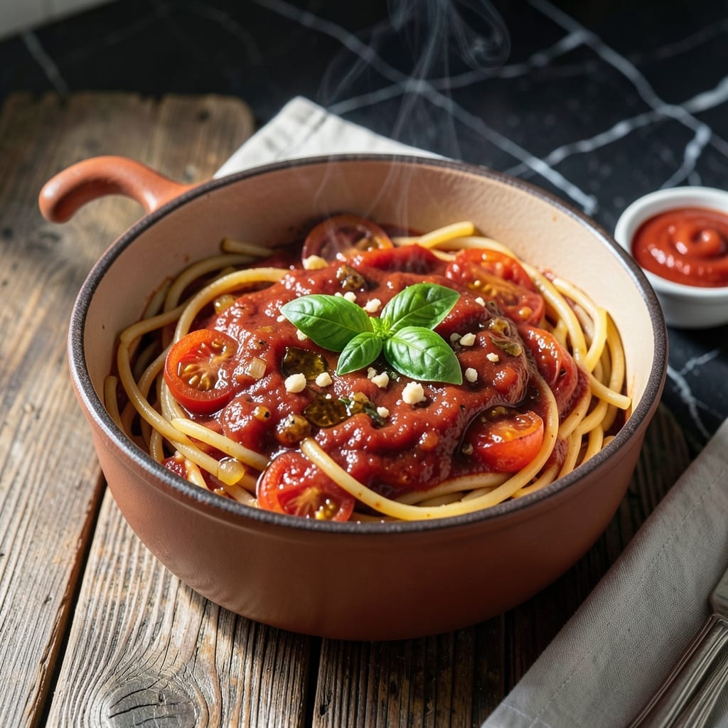 Roma Spaghetti Sauce Recipe: Rich Tomato Basil Simmer