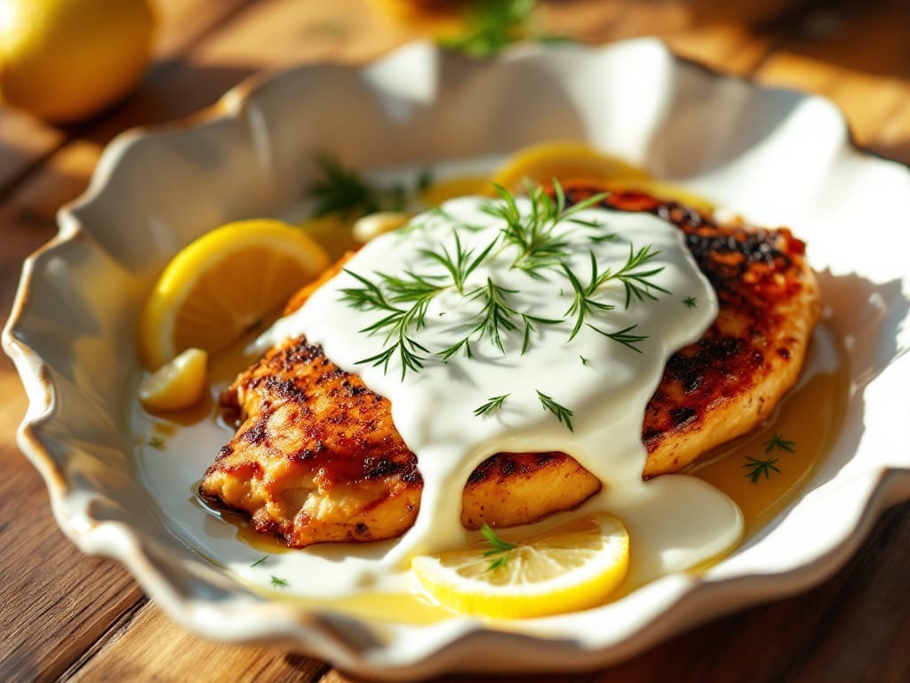 Russian Chicken Recipe: Sour Cream and Dill Pan-Seared Masterpiece Russian Chicken Recipe: Sour Cream and Dill Pan-Seared Masterpiece