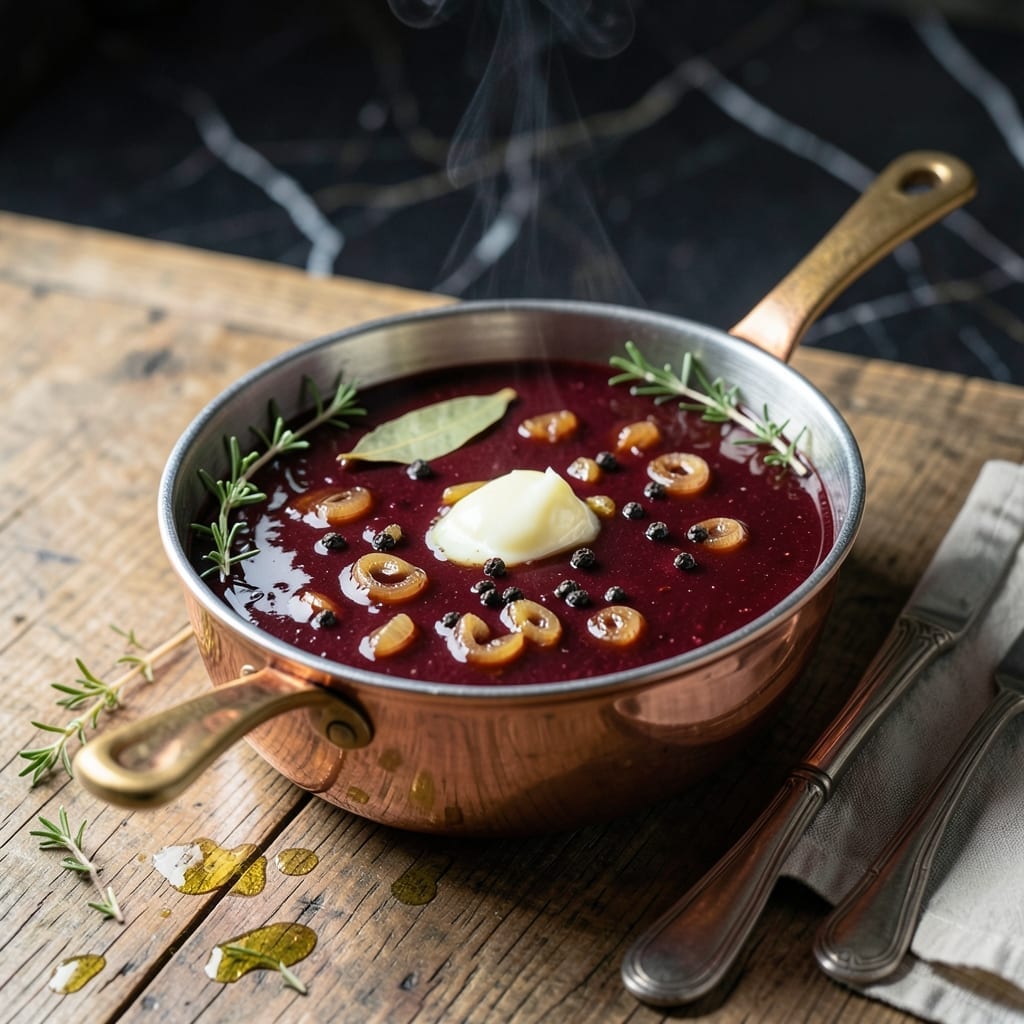 Bourgogne Sauce Recipe: Rich Red Wine and Shallot Reduction
