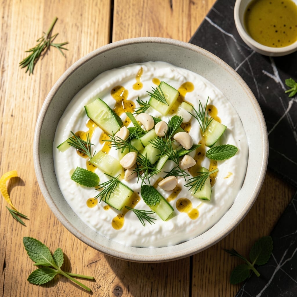 Spicy Tzatziki Sauce Recipe: Cool Yogurt Base With a Fiery Kick
