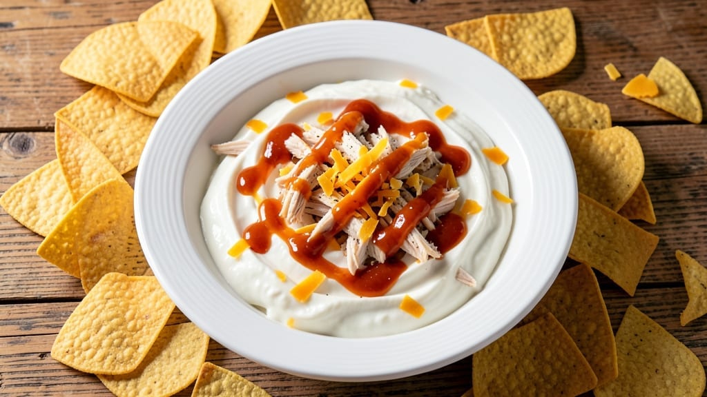 Buffalo Canned Chicken Dip Recipe: Crunchy Top, Creamy Core Magic