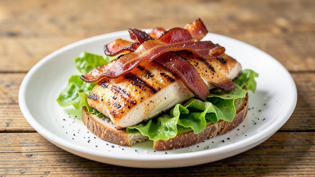 Chicken BLT Recipe: Crispy Bacon-Layered Stack With Juicy Centers