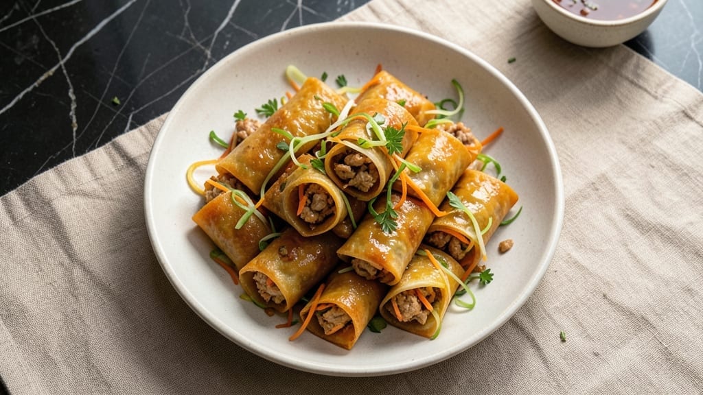 Chicken Lumpia Recipe: Crispy Spring Rolls With Silky Egg Roll Wraps