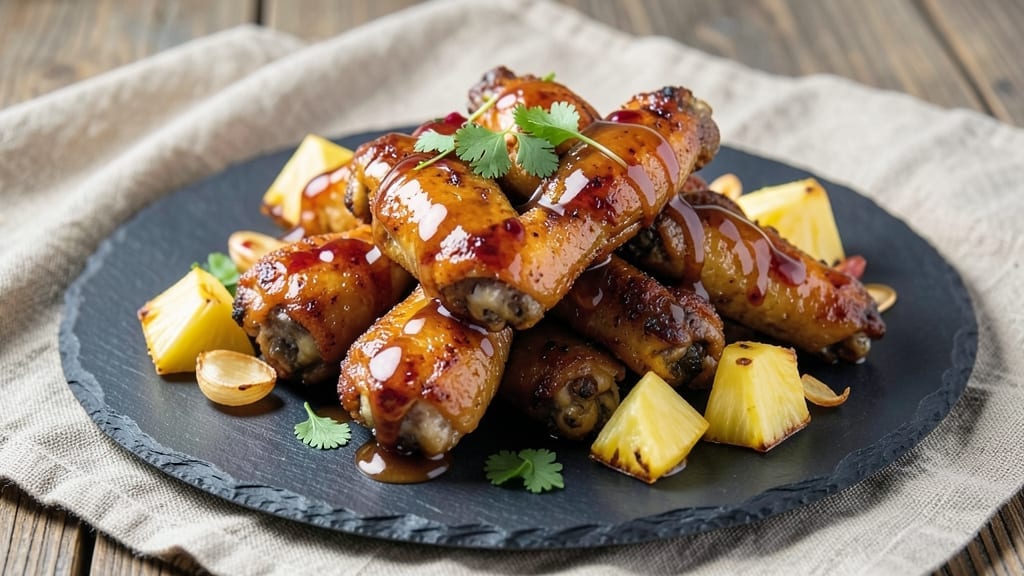 Hawaiian Chicken Wings Recipe: Tropical Pineapple Teriyaki Crunch