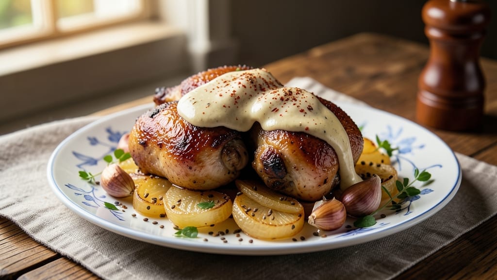 Czech Chicken Recipe: Sour Cream and Paprika Braised to Tender Perfection