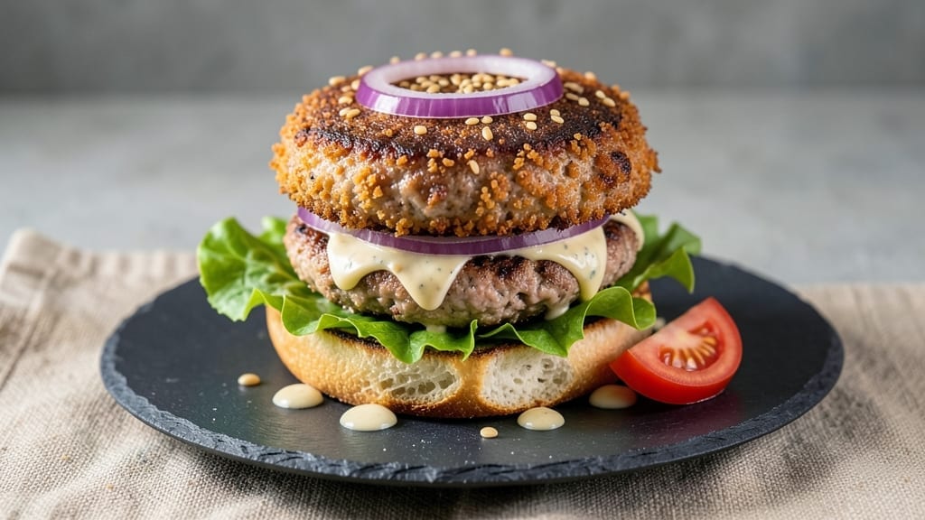 Chicken Burger Recipe: Juicy Patties With Crispy Panko Crust