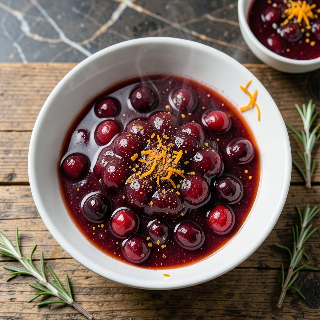 Cranberry Sauce Microwave Recipe: Zesty Holiday Essence in Minutes