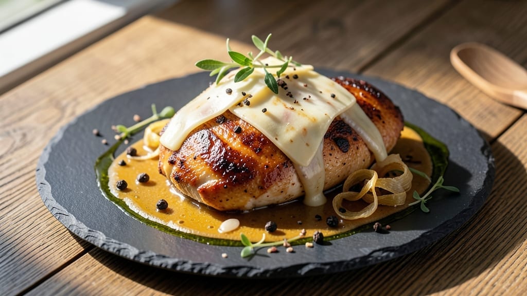 Asiago Cheese-Stuffed Chicken Recipe: Golden Crisp Skin With Melty Cheese Core