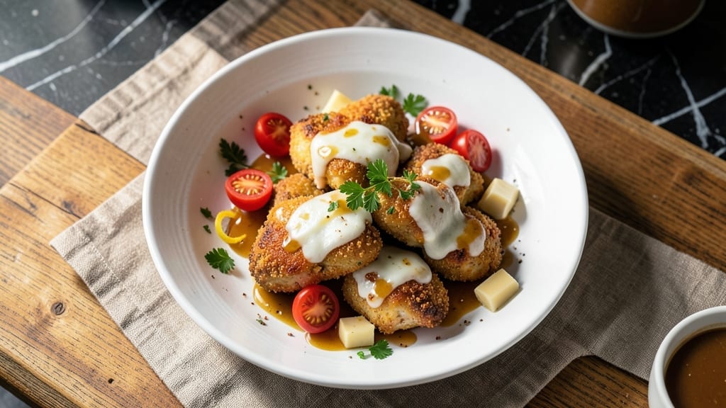 Houston's Flying Chicken Platter Recipe: Crispy Parmesan Clouds Over Juicy Centers