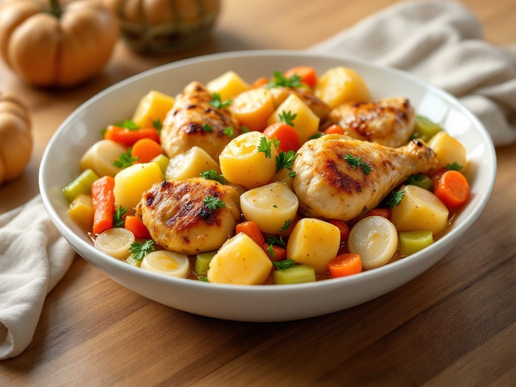 Boiled Chicken and Potatoes Recipe: One-Pot Simplicity With Flavorful Broth
