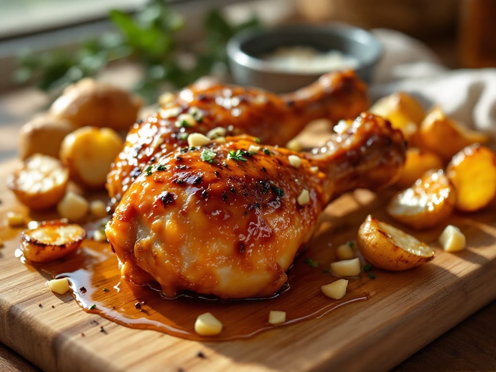 Oven-Baked Chicken Drumsticks Recipe: Honey-Soy Glaze Locks in Juice