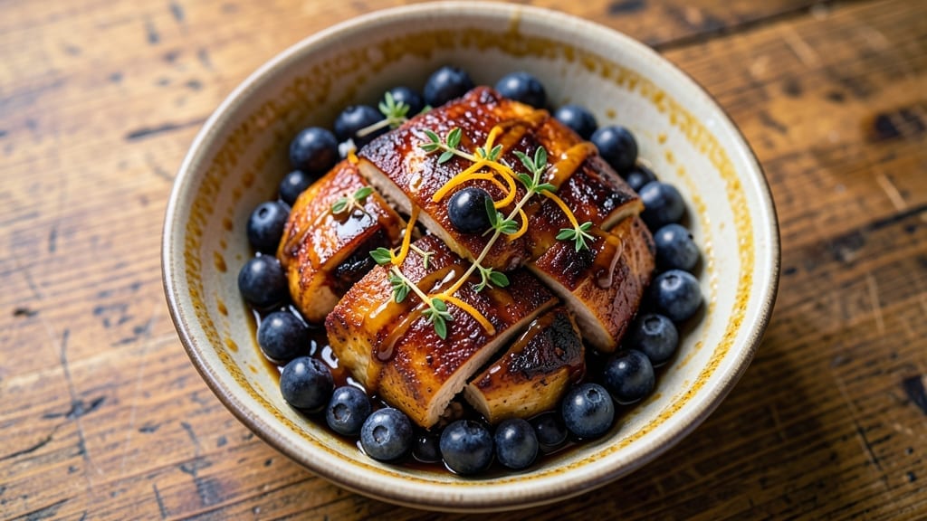 Blueberry Chicken Recipe: Sweet-Tart Glaze With Juicy Centers