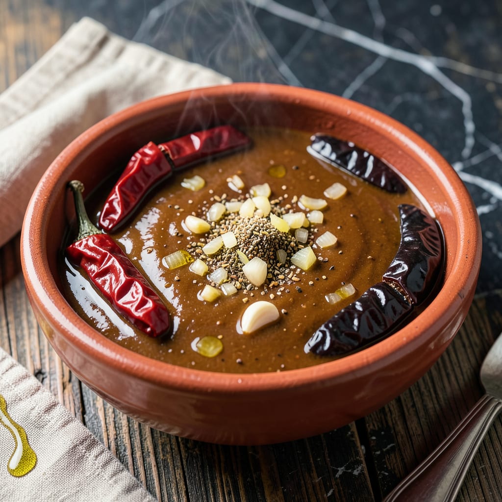 Complete A LA Orden Enchilada Sauce Recipe: Authentic Mexican Red Sauce overview image